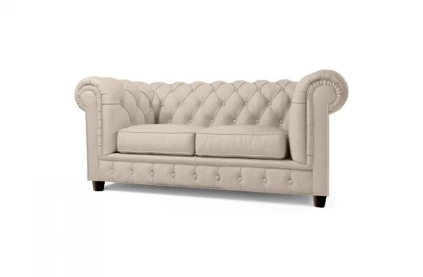 Zestaw mebli pikowanych glamour Chesterfield 3+2+1 SOLARIS - zestawy