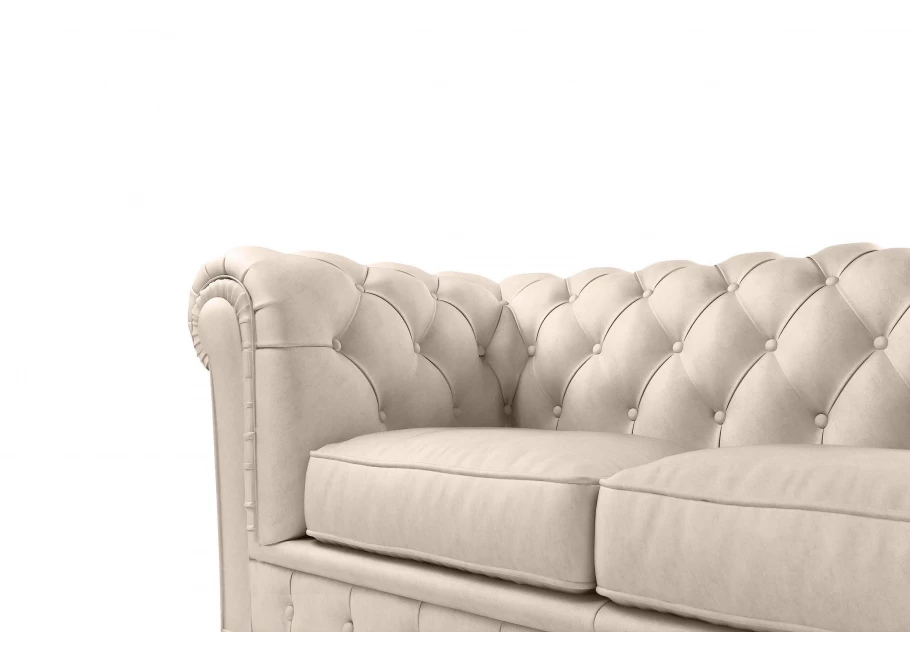 Zestaw mebli pikowanych glamour Chesterfield 3+2+1 SOLARIS