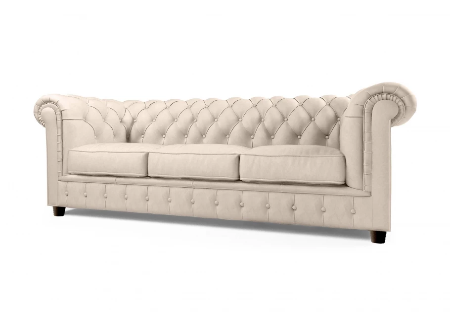 Zestaw mebli pikowanych glamour Chesterfield 3+2+1 SOLARIS