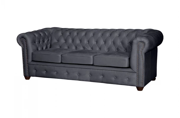 Zestaw mebli pikowanych glamour 3+2+1 VINCENT - zestawy
