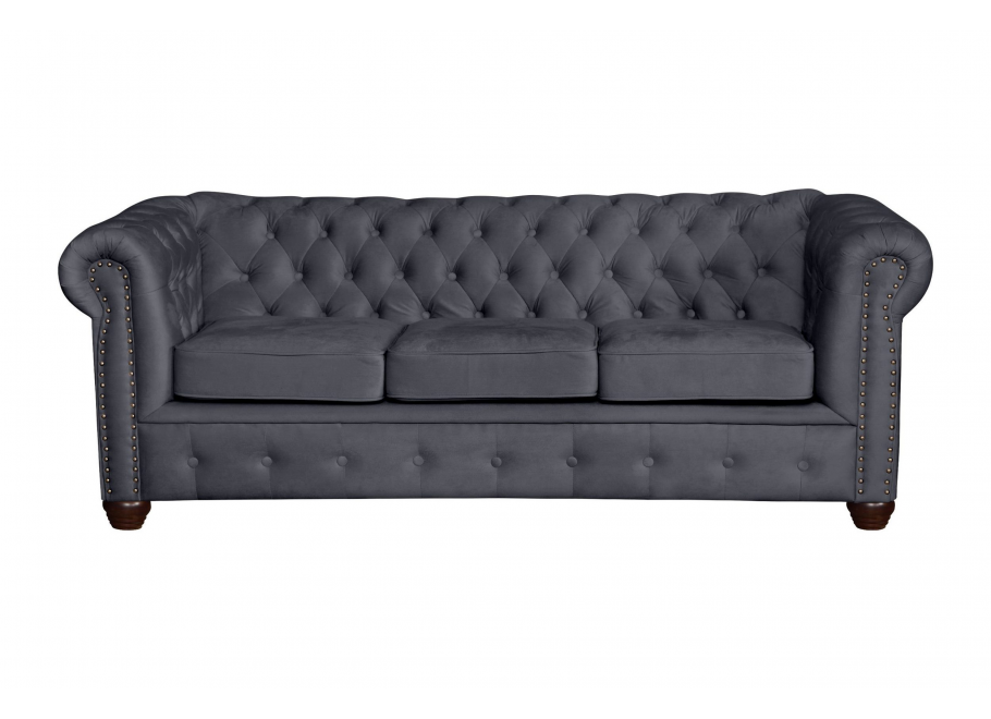 Zestaw mebli pikowanych glamour 3+2+1 VINCENT 4