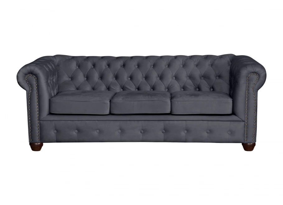 Zestaw mebli pikowanych glamour 3+2+1 VINCENT