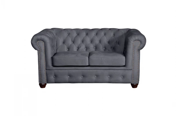 Zestaw mebli pikowanych glamour 3+2+1 VINCENT - wygodne