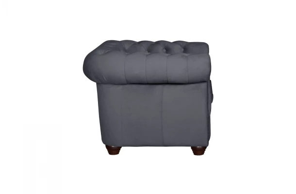 Zestaw mebli pikowanych glamour 3+2+1 VINCENT - stylowe