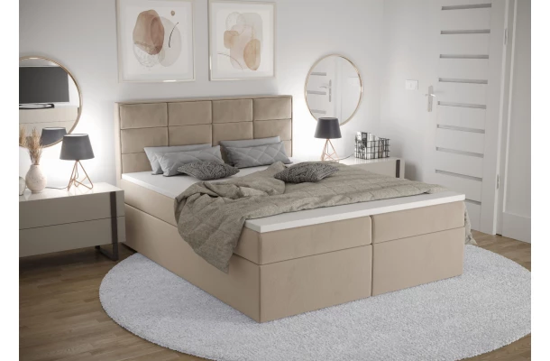 Łóżko kontynentalne KAJA - design i funkcjonalnosc w parze