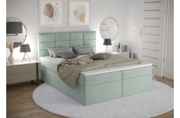 Łóżko kontynentalne KAJA - design i funkcjonalnosc w parze