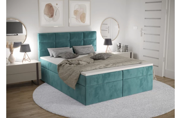 Łóżko kontynentalne KAJA - design i funkcjonalnosc w parze