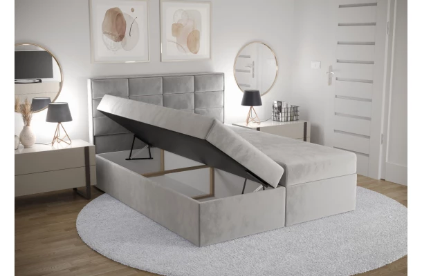 Łóżko kontynentalne KAJA - design i funkcjonalnosc w parze