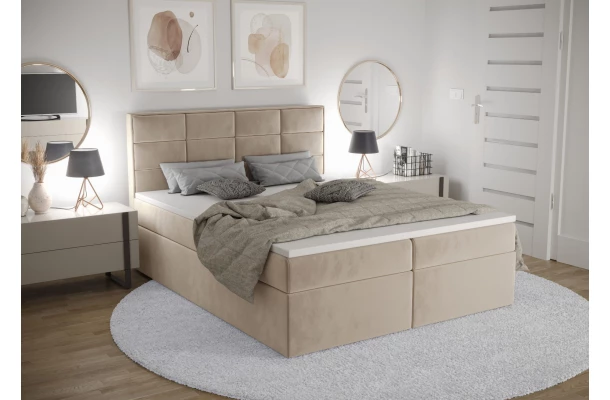 Łóżko kontynentalne KAJA - design i funkcjonalnosc w parze
