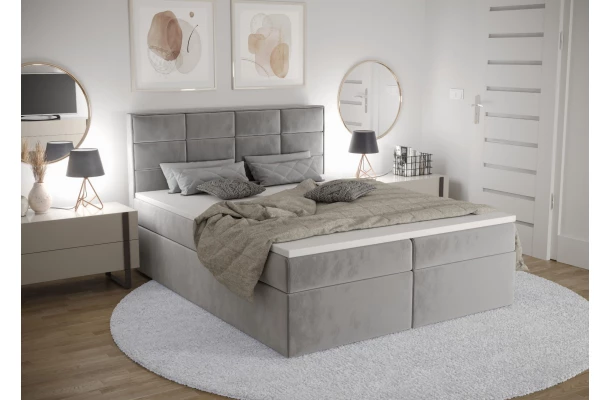Łóżko kontynentalne KAJA - design i funkcjonalnosc w parze