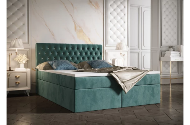 Łóżko kontynentalne MALLORCA - design i funkcjonalnosc w parze