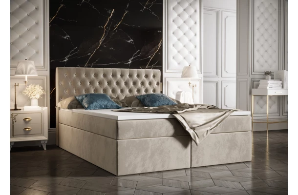 Łóżko kontynentalne MALLORCA - design i funkcjonalnosc w parze