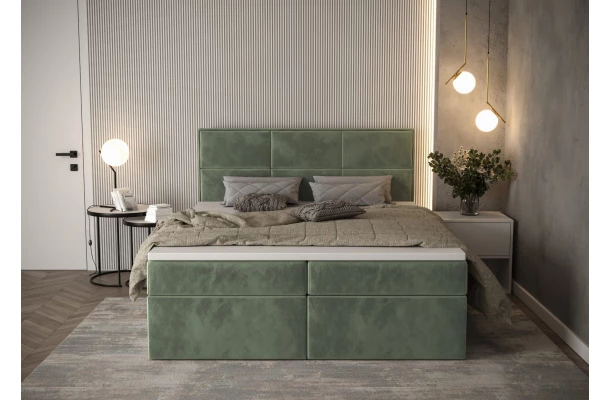 Łóżko kontynentalne OSLO - design i funkcjonalnosc w parze