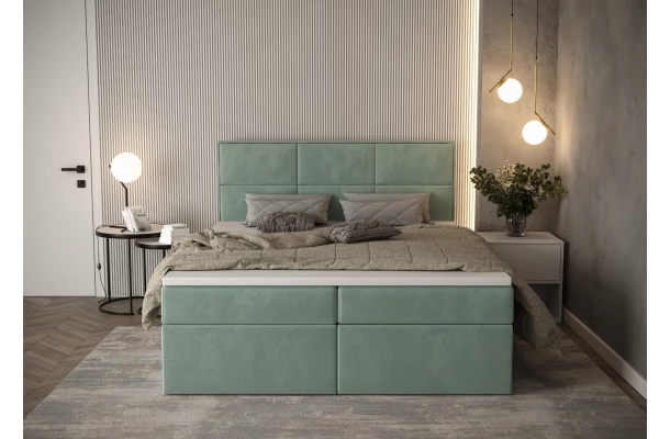 Łóżko kontynentalne OSLO - design i funkcjonalnosc w parze