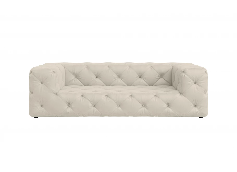 Sofa trzyosobowa pikowana premium Chesterfield BENTLEY