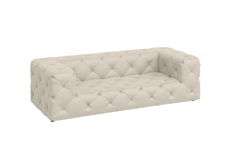 Sofa trzyosobowa pikowana premium Chesterfield BENTLEY