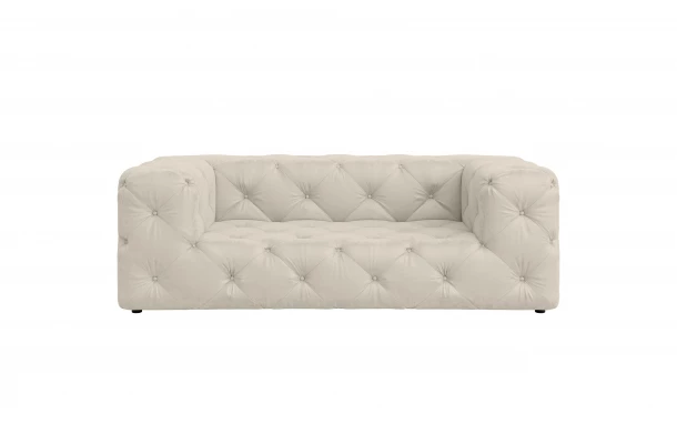 Sofa dwuosobowa pikowana premium Chesterfield BENTLEY - designerskie