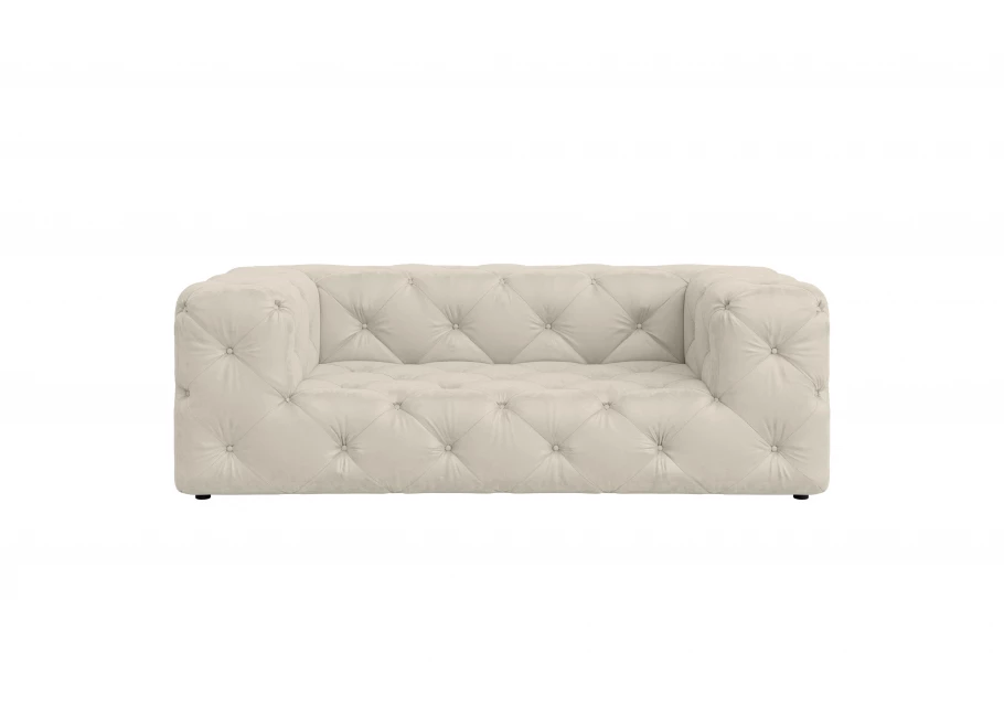 Sofa dwuosobowa pikowana premium Chesterfield BENTLEY