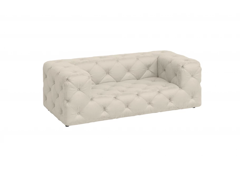 Sofa dwuosobowa pikowana premium Chesterfield BENTLEY