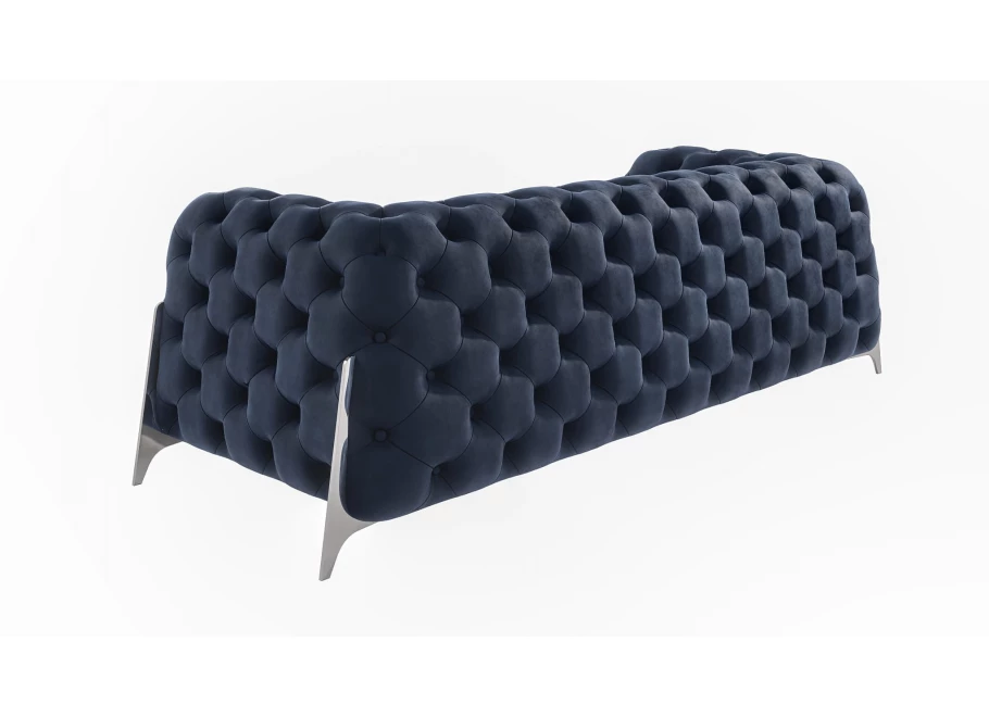 Sofa trzyosobowa pikowana glamour Chesterfield KALIFORNIA 3