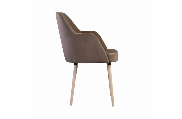 Krzesło tapicerowane drewniane PROKO - design