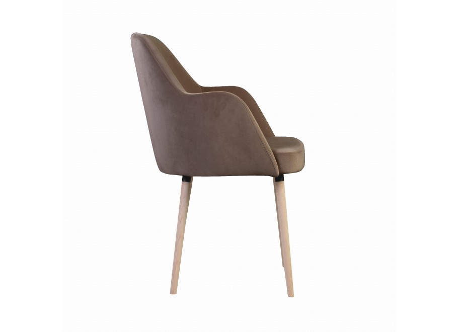 Krzesło tapicerowane drewniane PROKO 9