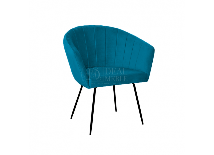 Krzesło klasyczne  czarne MOON 4