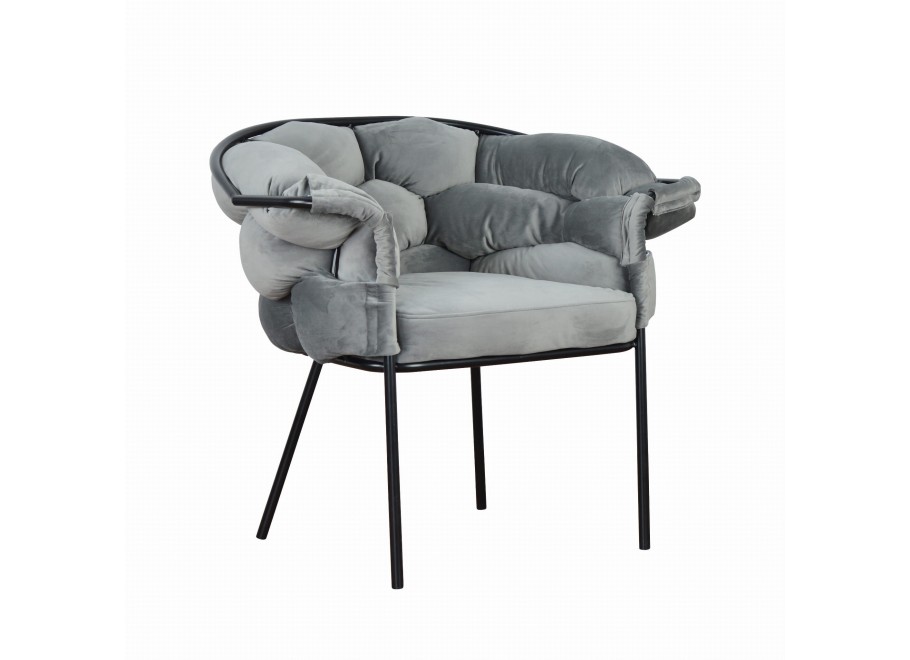 Krzesło nowoczesne czarne BERRY 3