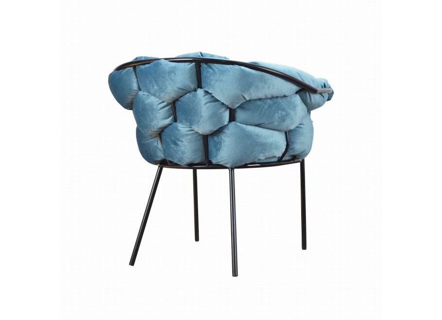 Krzesło nowoczesne czarne BERRY 4