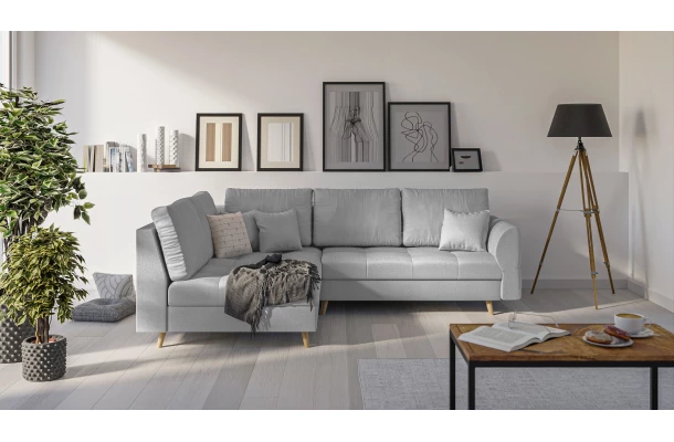 Narożnik czteroosobowy nowoczesny Laril L - design i funkcjonalnosc w parze