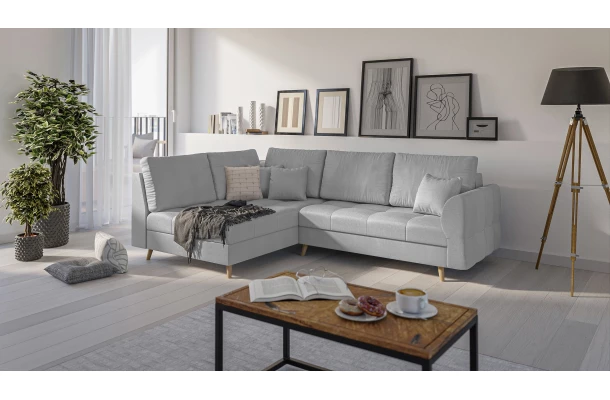 Narożnik czteroosobowy nowoczesny Laril L - design i funkcjonalnosc w parze
