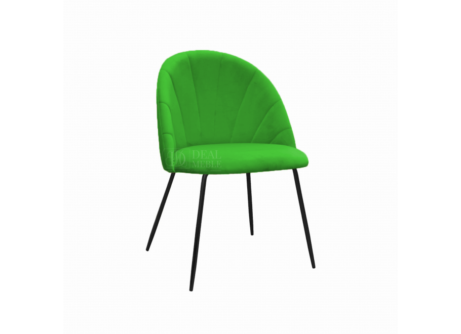 Krzesło tapicerowane czarne DIANA 7