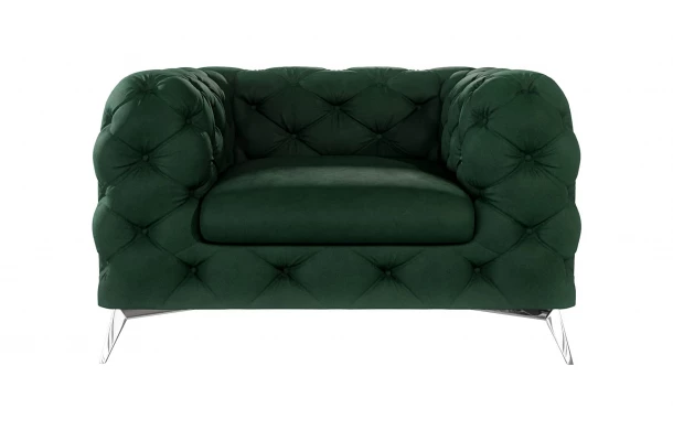 Fotel pikowany TEO chesterfield - komfortowe