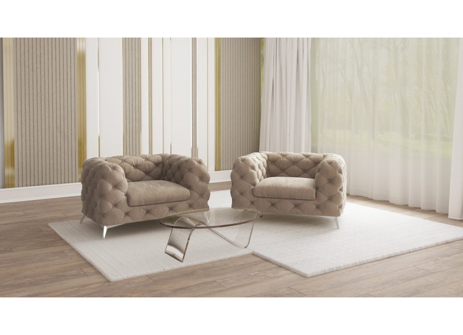 Fotel pikowany TEO chesterfield 9