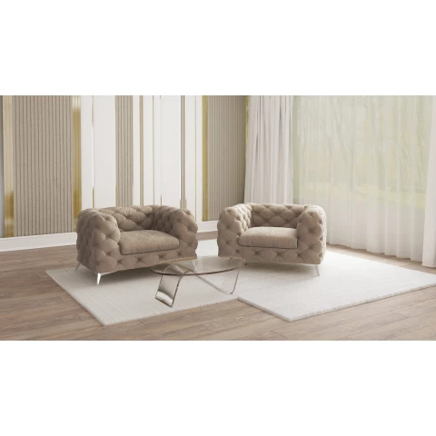 Fotel pikowany TEO chesterfield