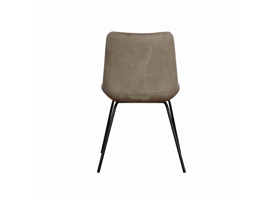 Krzesło tapicerowane czarne BLAS 5