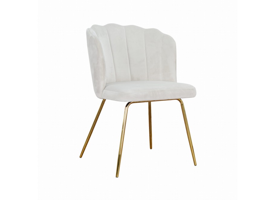 Krzesło tapicerowane złota LARA 2