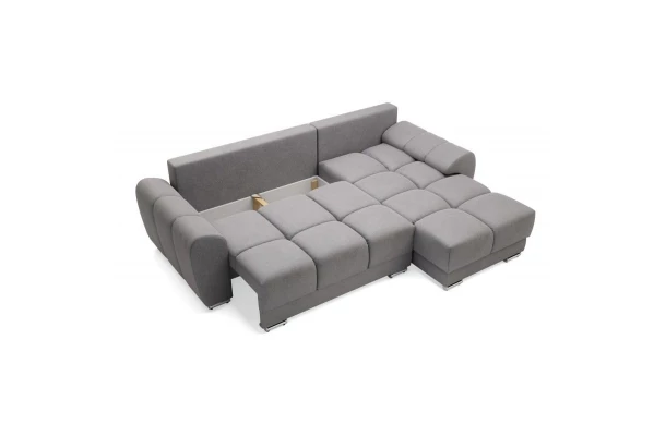 Narożnik czteroosobowy klasyczny z funkcją spania ZEMO BIS - design