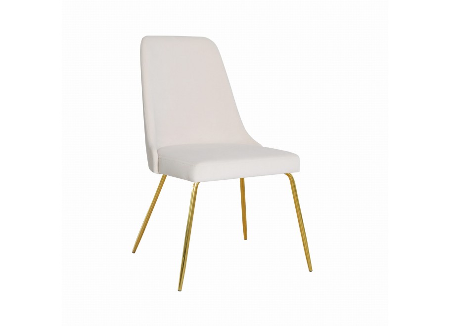 Krzesło tapicerowane złote GAJA 2