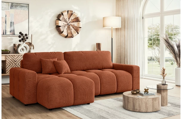 Narożnik czteroosobowy z funkcją spania nowoczesny Vega - design i funkcjonalnosc w parze