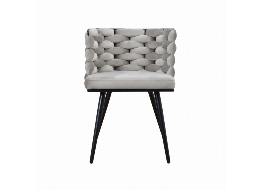 Krzesło nowoczesne czarne ROSA 2