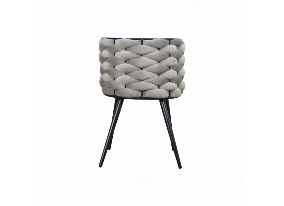 Krzesło nowoczesne czarne ROSA 4