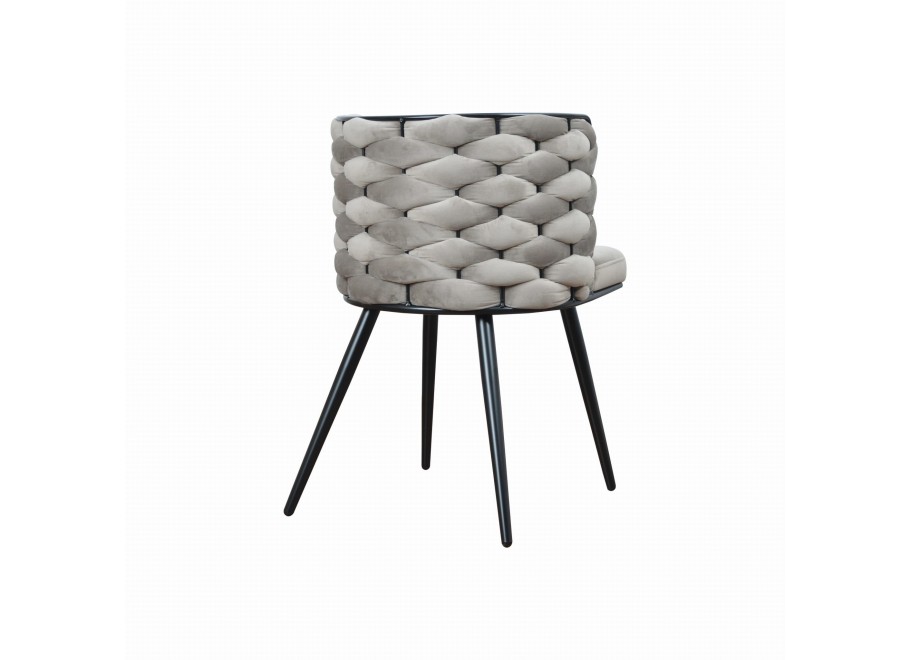 Krzesło nowoczesne czarne ROSA 5