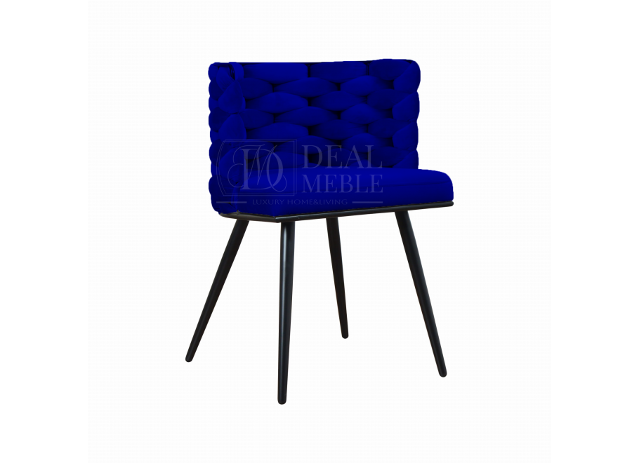 Krzesło nowoczesne czarne ROSA 6