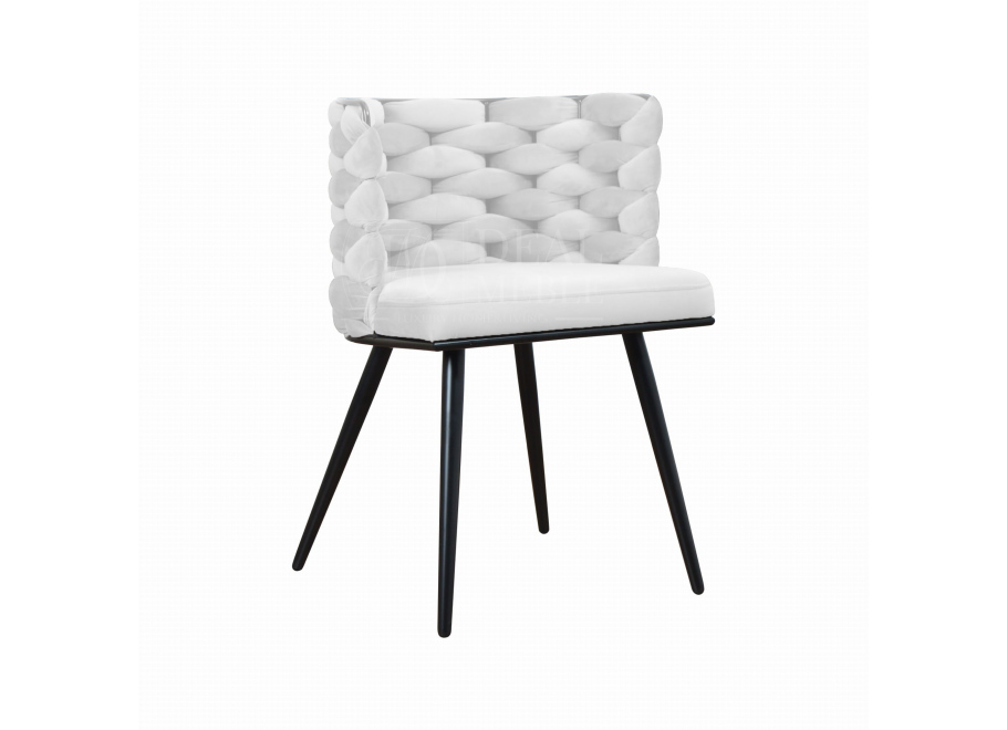 Krzesło nowoczesne czarne ROSA 7