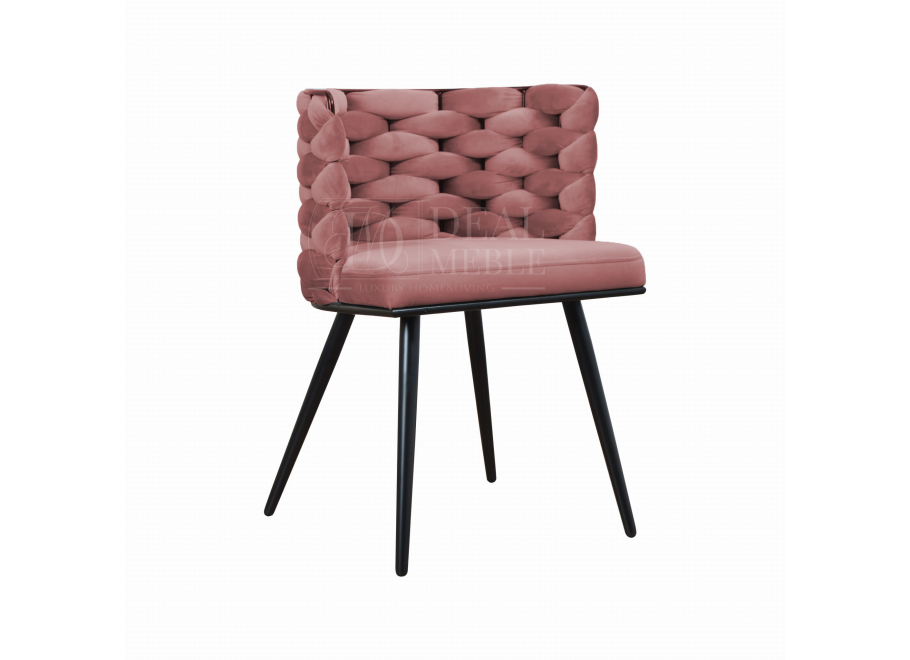 Krzesło nowoczesne czarne ROSA 9