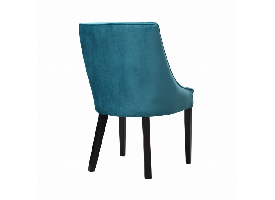 Krzesło nowoczesne czarne ETVAS 4