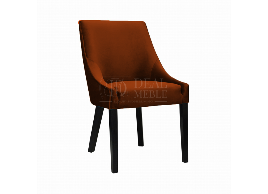 Krzesło nowoczesne czarne ETVAS 6