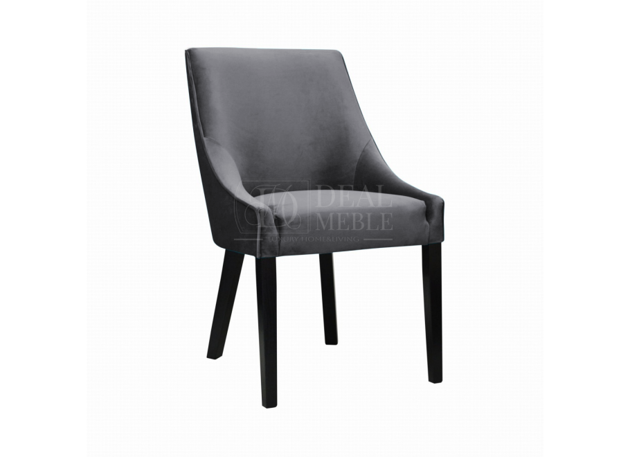 Krzesło nowoczesne czarne ETVAS 9