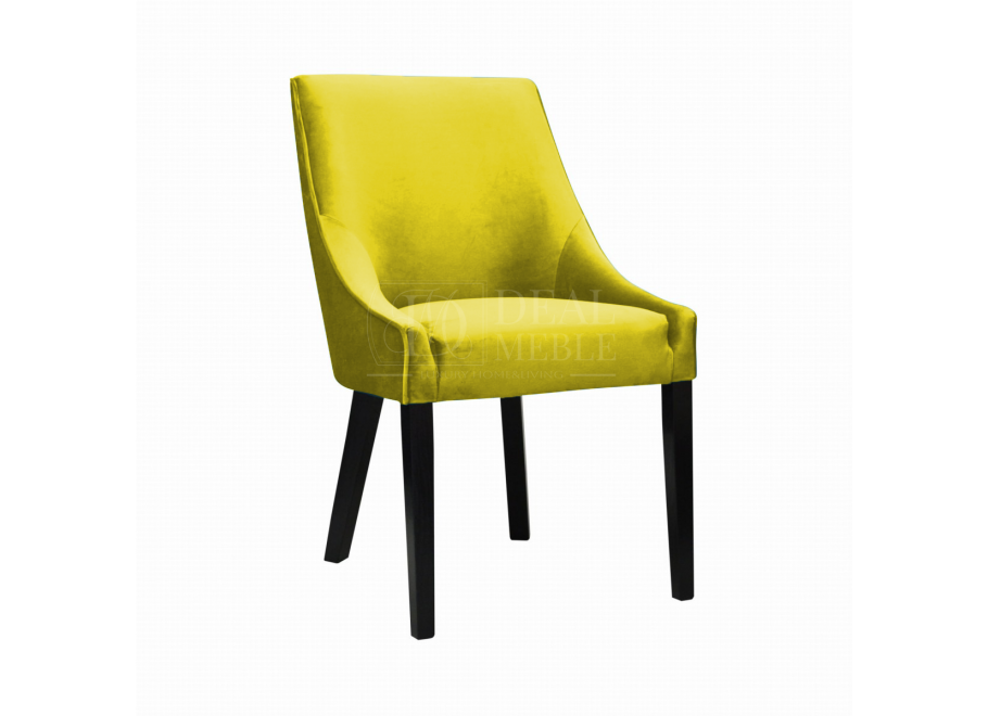 Krzesło nowoczesne czarne ETVAS 10